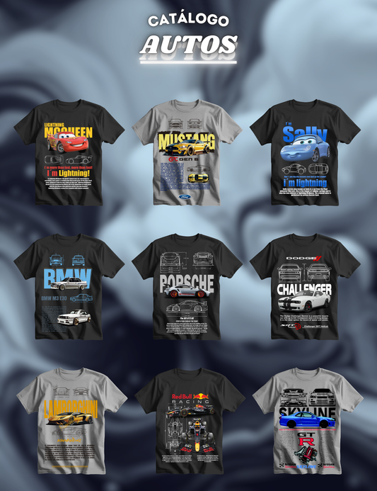 PAQUETE DE DISEÑOS  DTF PREMIUM AUTOS Y MOTOS